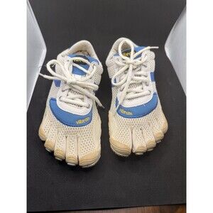 Vibrum Five Fingers Shoes Blue&White Side Eu W36 US 6.5-7